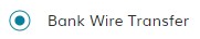 bank wire transfer