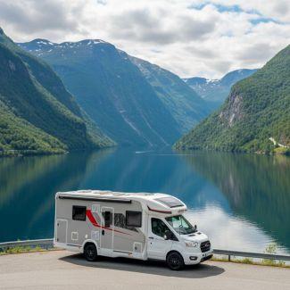 camping-car dans les fjords